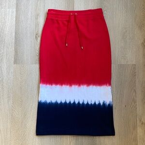 Ralph Lauren Red, White, and Blue Knit Skirt